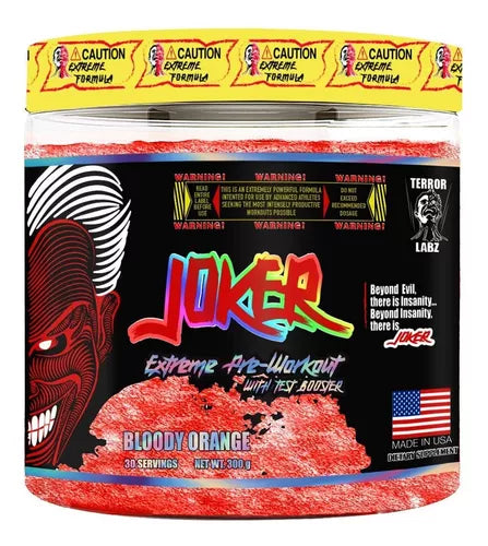 Terror Labs – Terror Labz Joker 30 Porciones Bloody Orange – Suplementos