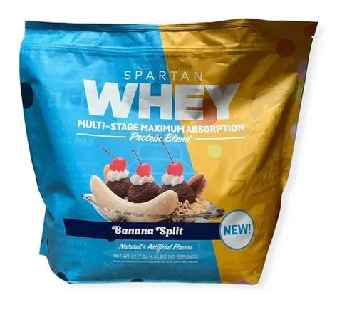 Sparta Spratan Whey Protein Blend 4.8 Lbs Banana Split