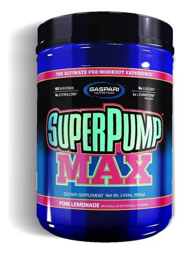 Gaspari Nutrition – Super Pump Max (40 Porciones) Pink Lemonade