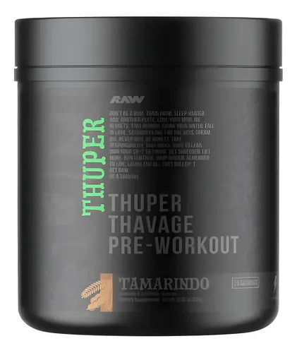 RAW Raw Thuper Thavage Pre-workout 20 Servicios Tamarindo Edicion Limitada