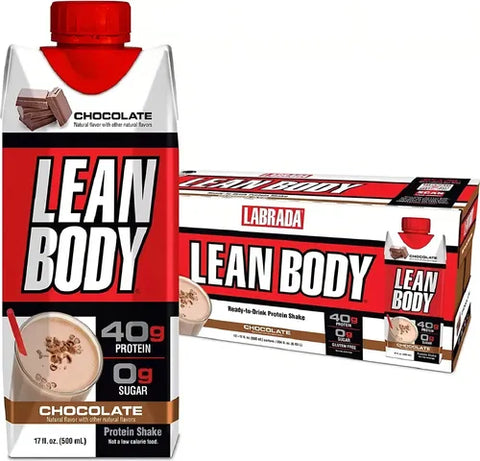 LABRADA Labrada La Lean Body 17 Oz 12 Bottle Chocolate
