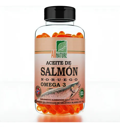 All Nature Aceite De Salmón 90 Cápsulas