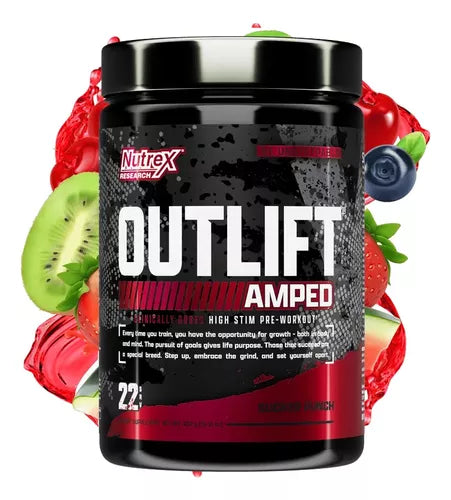 Nutrex – Outlift Amped 22 Porciones Sucker Punch