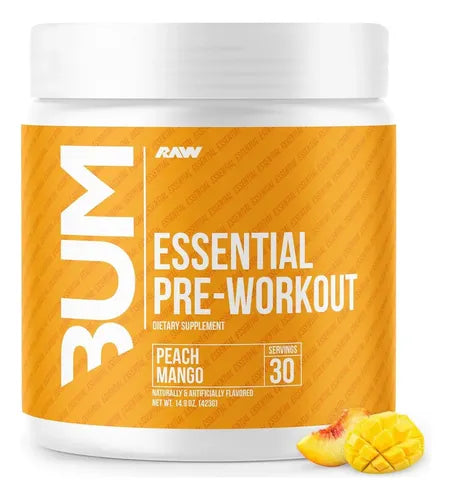 RAW Raw Cbum Essential Pre-workout 30 Servicios Peach Mango