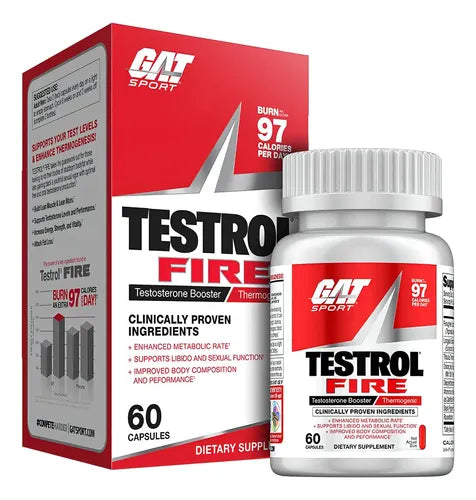 GAT SPORT Gat Sport Ga Testrol Fire 60 Cápsulas