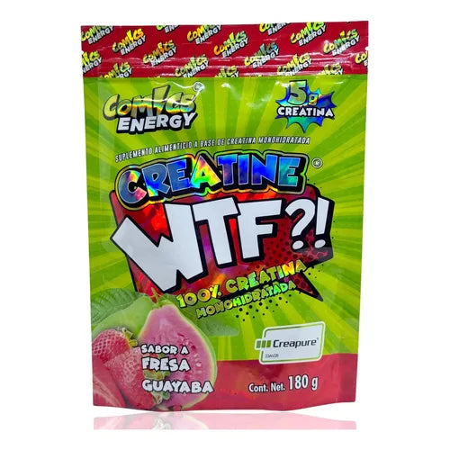 Comics Energy – Creatina Wtf Guayaba-Fresa 180Grs