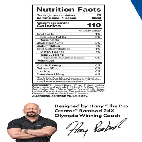 Evogen Nutrition – Isoject 1.83 lb Oatmeal Cookie