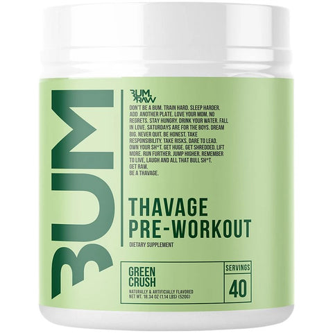 RAW Raw Cbum Thavage Pre-workout 40 Servicios Rocket Candy