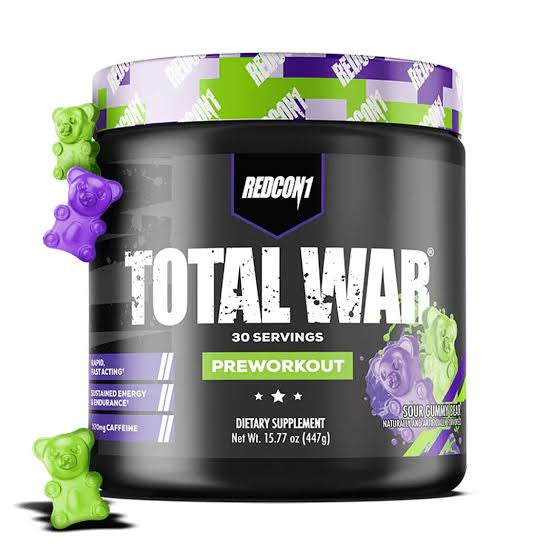 REDCON1 TOTAL WAR PRE-WORK 30 SERV SOUR GUMMY