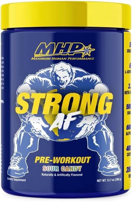 MHP Mhp Strong Af Pre Workout 40 Servicios Sour Candy