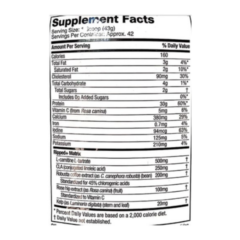 Muscletech – Mt Nitro-Tech Ripped 4 lb Vainilla *Oferta* – Suplemento