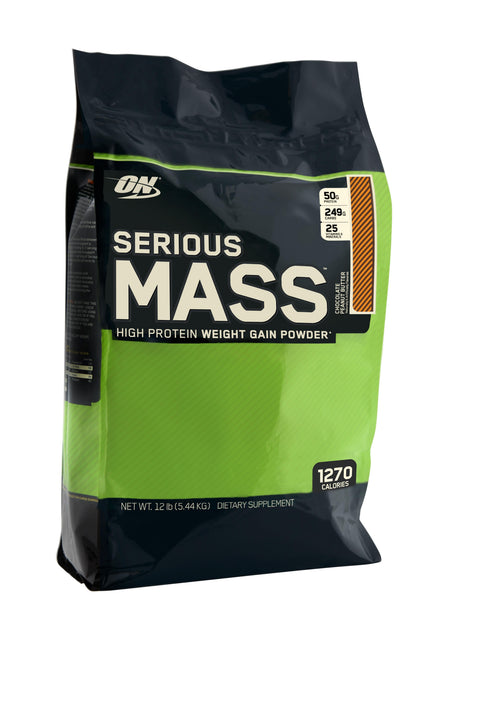 OPTIMUM NUTRITION Optimum Nutrition Serious Mass 12 Lbs Chocolate Peanut Butter
