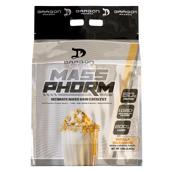 Dragon Pharma – Dragon Massphorm 12 lb Vainilla Milkshake – Mass Gain