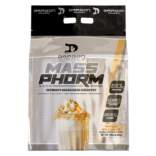 Dragon Pharma – Dragon Massphorm 12 lb Vainilla Milkshake – Mass Gain