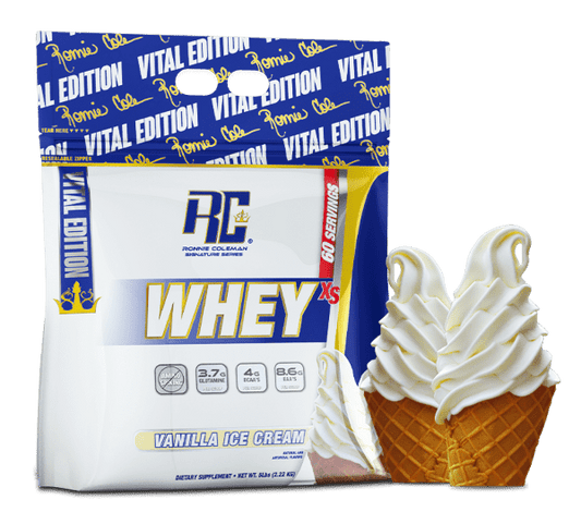 Ronnie Coleman – Whey Xs 5 lb Vainilla Ice Cream