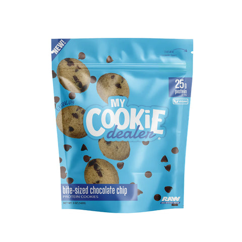 RAW Raw My Cookie Dealer Bite Sized 6 Bag 142 g Chocolate Chip