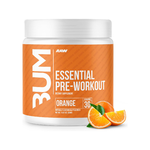 RAW Raw Cbum Essential Pre-workout 30 Servicios Orange