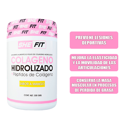 Bhp – She Fit Mango Colageno Hidrolizado+ Peptidos De Colageno 30