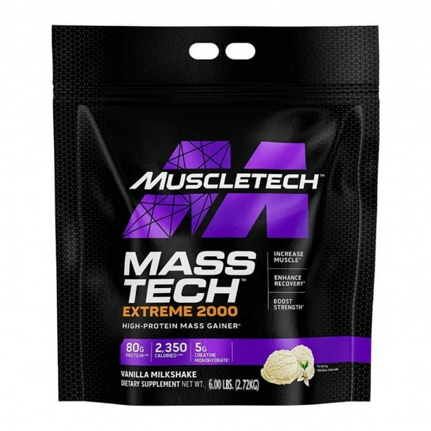 Muscletech – Mt Mass-Tech 6 lb Xtreme 2000 Vainilla *Oferta* – Mass g