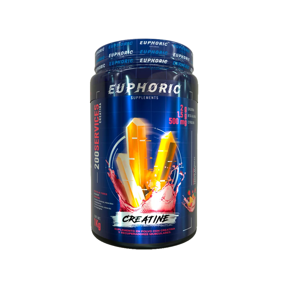 Euphoric – Creatina 1 kg Ponche De Frutas