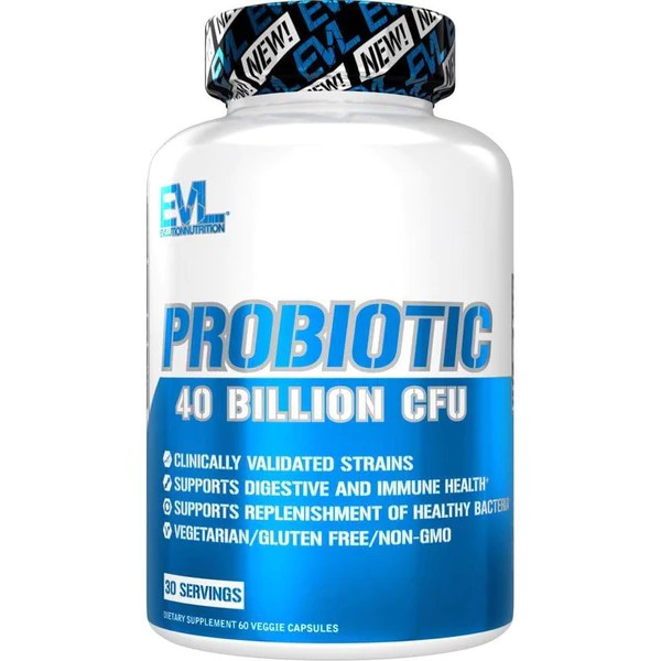 Evl Nutrition – Probiotic 60 Cts