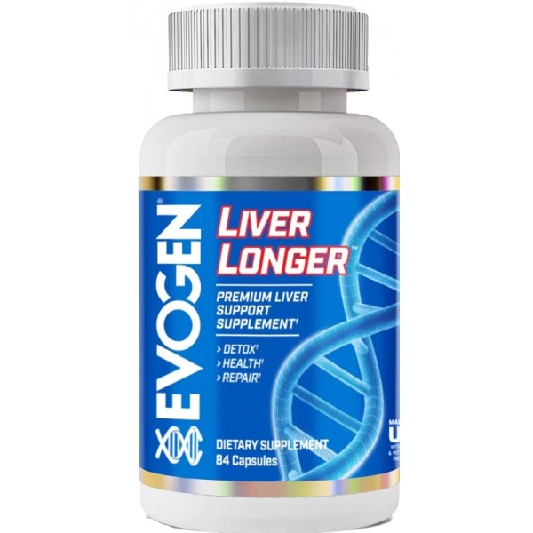 Evogen Nutrition – Evo Liver Longer 84 Cápsulas – Ropa – Sabor Evogen Nutr