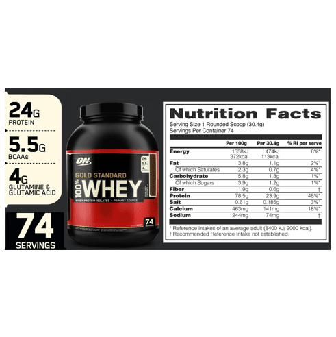 ON 100% WHEY GOLD STD 5 LBS CHOCOLATE BLANCO *OFERTA*