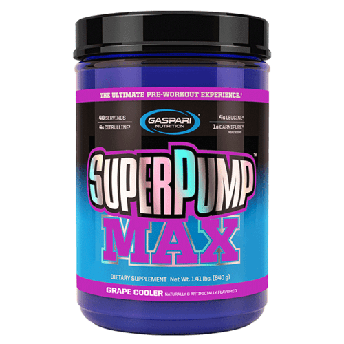 Gaspari Nutrition – Gn Super Pump Max (40 Porciones) Grape Cooler – Pre-Ent