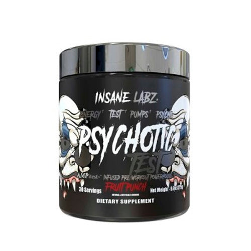 Insane Labz – Ins Psychotic Test 30 Porciones Fruit Punch – Suplementos – S
