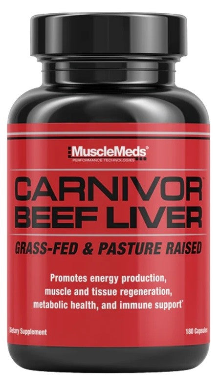 Musclemeds – Carnivor Beef Liver 180 Cápsulas
