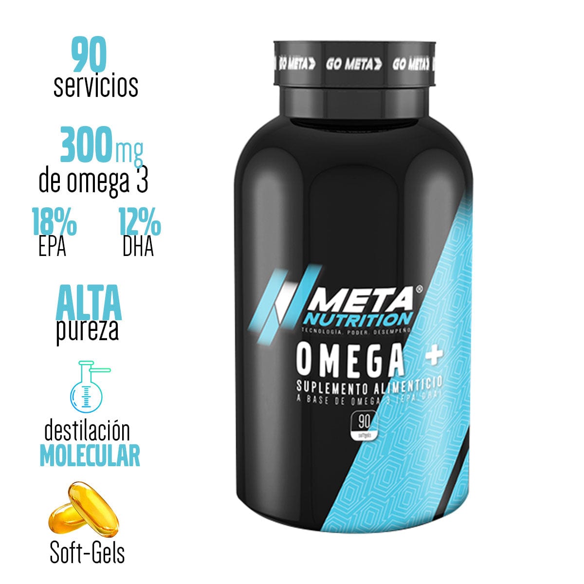 META OMEGA 3 1300MG 90 SOFTGELS