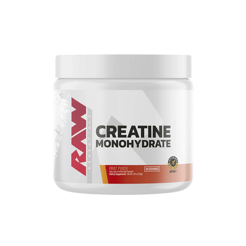 RAW Raw Creatine Monohydrate 30 Servicios Fruit Punch Nuevo