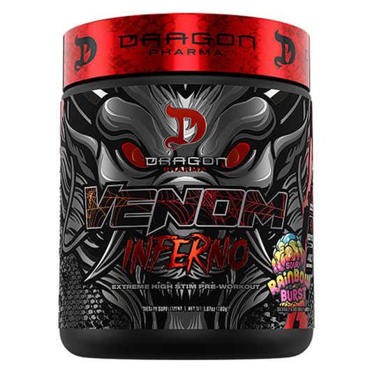 Dragon Pharma – Dragon Venom Inferno 40 Porciones Sour Rainbow Burst – Supl