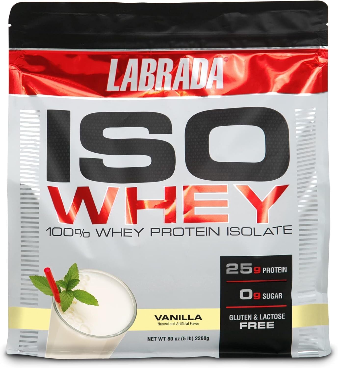 Labrada – ISO Whey Bag 5 lb Vainilla