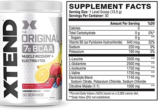 Scivation – Xtend (30 Porciones) Fruit Punch