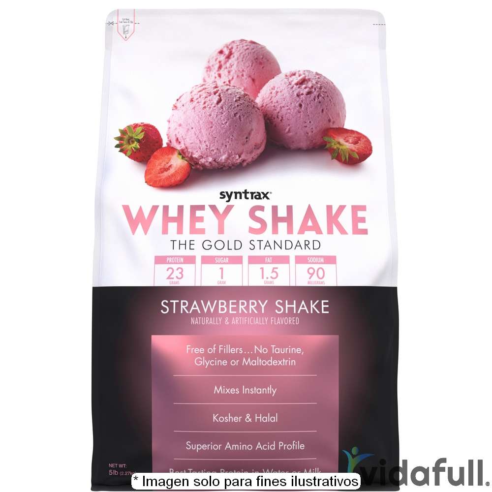 Syntrax – Syn Whey Shake 5 lb Strawberry – Proteínas – Alta Proteína