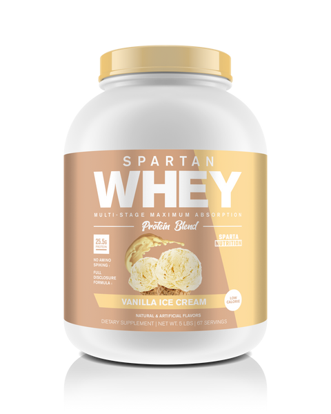 Sparta Spartan Whey Protein Blend 4.8 Lbs Vainilla Ice Cream