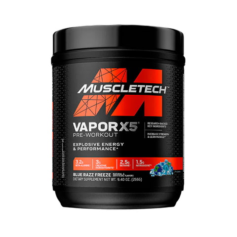 MUSCLETECH Muscletech Vapor X5 30 Servicios Blue Razz Freeze