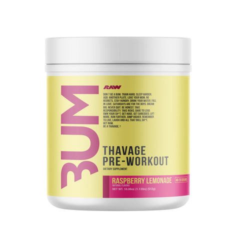 RAW Raw Cbum Thavage Pre-workout 40 Servicios Raspberry Lemonade