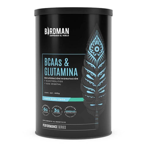 BIRDMAN Birdman BCAA Y Glutamina 405 g Mora Limon