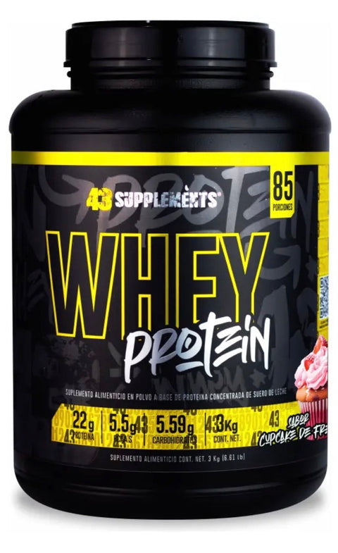 43 SUPLEMENTS 43 Suplements 43 Premium Bote Whey 3 Kilos Vainilla