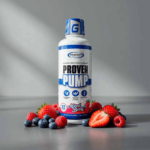 GASPARI NUTRITION Gaspari Nutrition Gn Proven Pump 16 Oz 32 Servicios Mixed Berry