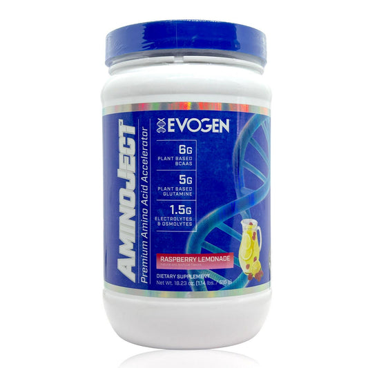 Evogen Nutrition Aminoject 30 Serv Rasp Lemonade