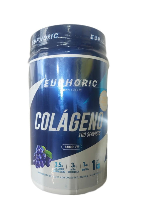 Euphoric Colageno Hidrolizado 1 kg Uva