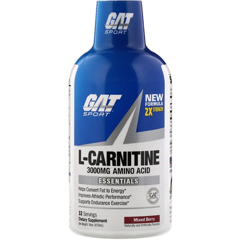 GAT SPORT Gat Sport Ga L-carnitine 3000 16oz Mixed Berry
