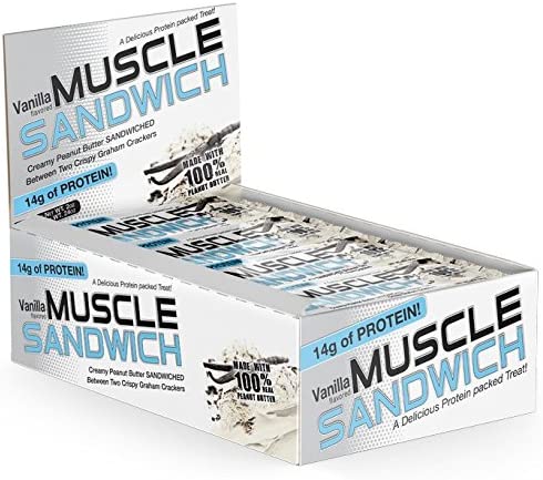 Muscle Sandwich Vainilla 12 Bars