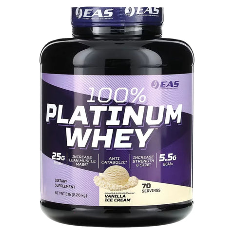 Eas 100% Platinum Whey 5 Lbs Vainilla