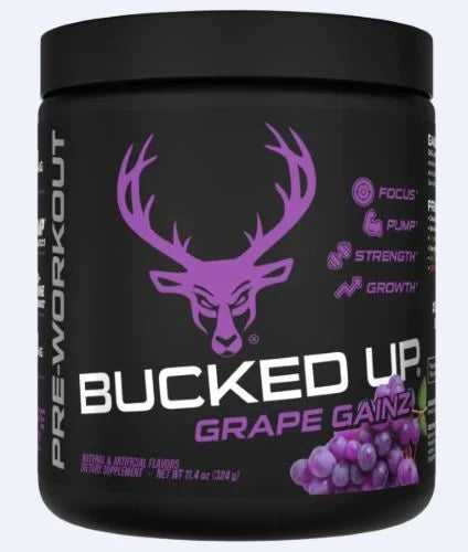 BUCKED UP Bucked Up Pre-workout 30 Servicios Grape Gainz