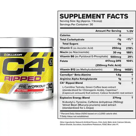 Cellucor C4 Ripped 30 Serv Cherry Limeade