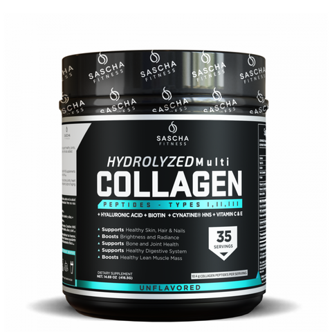Sascha Fitness Hydrolyzed Multi Collagen 35 Servicios Unflavored Nuevo